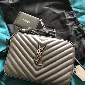 Sold - YSL Lou Camera Bag in Asphalt